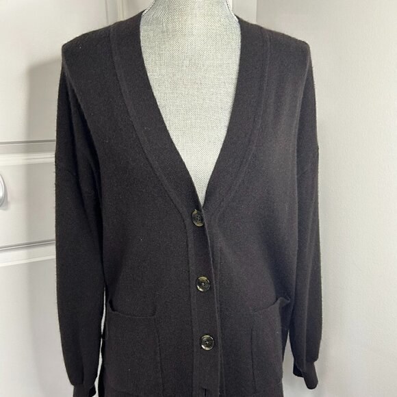 Ann Taylor Brown Boyfriend Cardigan NWOT Size M - Picture 1 of 3